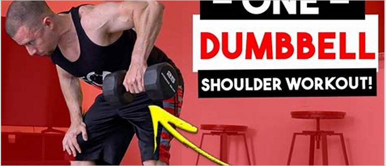 Shoulder one dumbbell workout